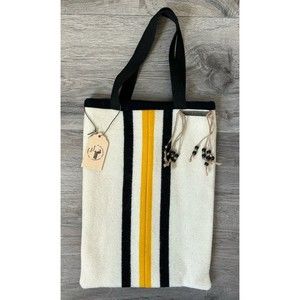 Handmade Wool Boho Western Bag Tote With Tassels - New With Tags